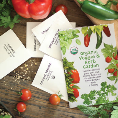 Organic Vegie and Herb Seed Garden