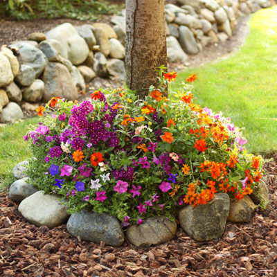 Sunny Tree Ring-Flower Mat