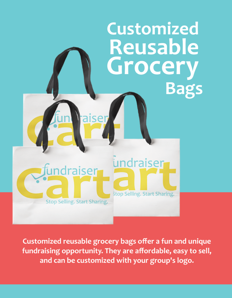 Customized reusable grocery bags
